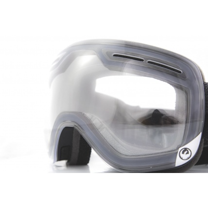 Dragon X1s Flux Black Transitions Clear Snowboard Goggle
